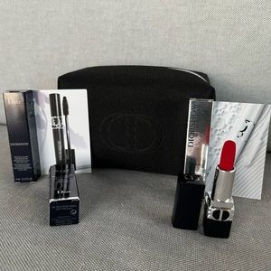 Dior Lipstick Mascara Pouch Set